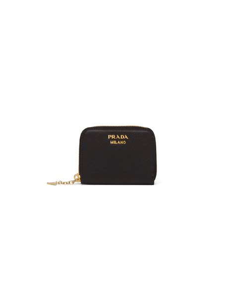 profumo prada donna coin|Black Saffiano leather coin purse with charm .